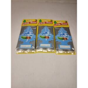 Little Trees Summer Linen Hanging Air Freshener 3 Pack 9 Total